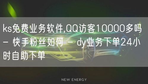 ks免费业务软件,QQ访客10000多吗