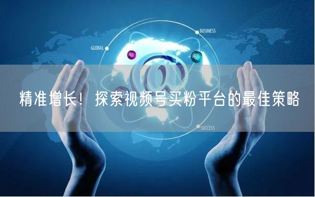 精准增长！探索视频号买粉平台的最佳策略