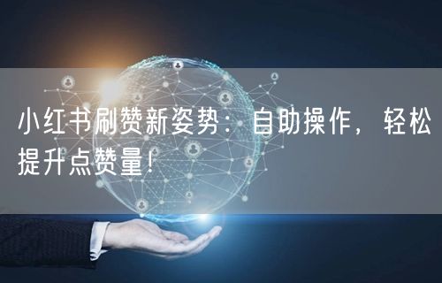 小红书刷赞新姿势：自助操作，轻松提升点赞