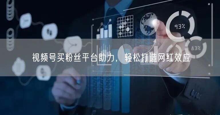 视频号买粉丝平台助力，轻松打造网红效应