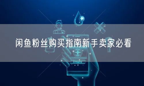 闲鱼粉丝购买指南新手卖家必看