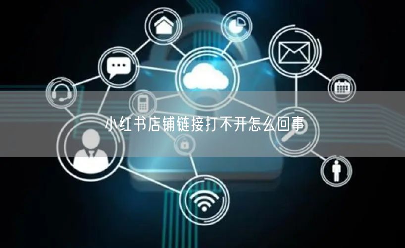小红书店铺链接打不开怎么回事